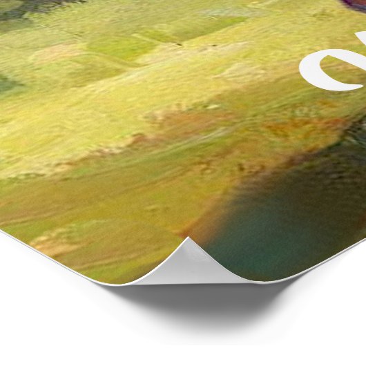 Mooie Hereford Bull Poster (Hoek)