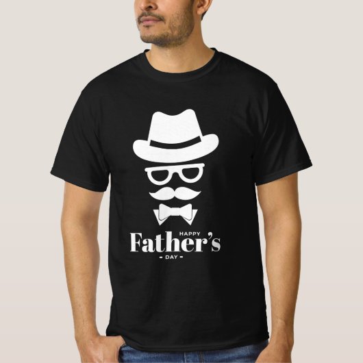 Mooie herengezicht met Pet, sunglass, Mustaches T-shirt (Voorkant)