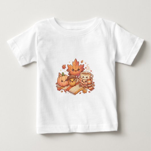 Mooie herfst baby T-shirt (Voorkant)