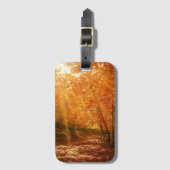 Mooie herfst bagagelabel (Voorkant (verticaal))