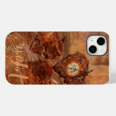 Mooie herfst bladeren gepersonaliseerde naam Case-Mate iPhone case (Achterkant (horizontaal))