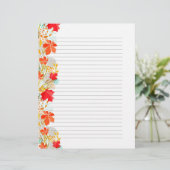 Mooie herfst-bladeren - papier voor kantoorbenodig (Staand voorkant)