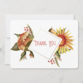 Mooie Herfst bloemen, bedankt (Voorkant)