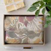 Mooie herfst bloemenweefsel papier (Geschenk)