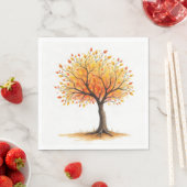 Mooie Herfst Boom Servetten (Insitu)