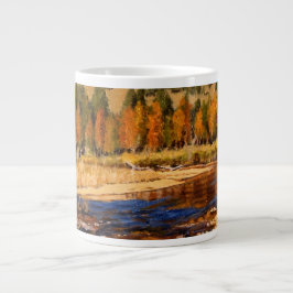 Mooie herfst Colorado bergstroom Grote Koffiekop
