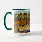 Mooie herfst Colorado bergstroom Mok (Links)