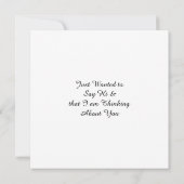 Mooie Herfst Dag Herfstpad Denken aan jou Kaart (Achterkant)