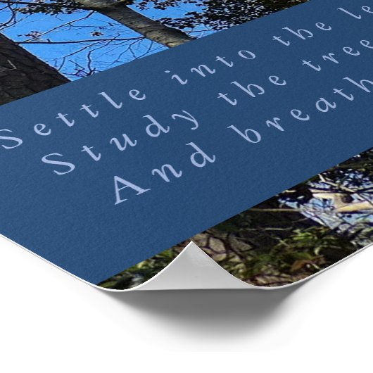 Mooie Herfst dag Poster (Hoek)