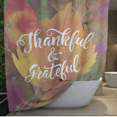 Mooie Herfst Dankbaar & Dankbaar Douchegordijn