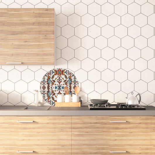 Mooie Herfst en blauwe ronde Snijplank