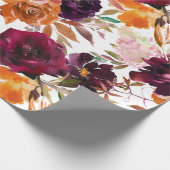 Mooie Herfst, Floral-omslagpapier Cadeaupapier (Hoek)