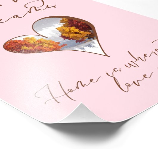 Mooie herfst foto afdruk (Hoek)