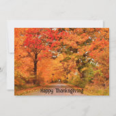 Mooie Herfst Happy Thanksgiving Groeten Feestdagenkaart (Voorkant)
