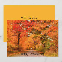 Mooie Herfst Happy Thanksgiving Groeten