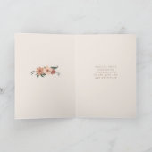 Mooie herfst/herfst bloemenspray Thanksgiving Kaart (Binnen)