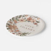 Mooie herfst/herfst bloemenspray Thanksgiving Papieren Bordje (Gekanteld)