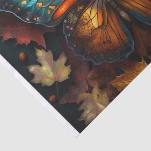 Mooie Herfst herfst vlinder decoupage papier (Detail)