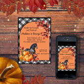 Mooie Herfst herfstpaard Verjaardag Kaart