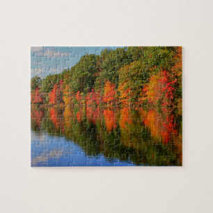 Mooie Herfst in New England Puzzle Legpuzzel