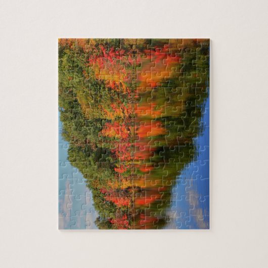 Mooie Herfst in New England Puzzle Legpuzzel (Verticaal)