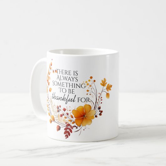 Mooie herfst koffiemok (Voorkant links)