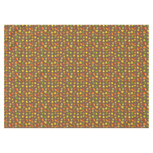 Mooie herfst lekt op bruin tafelkleed (Voorkant (Horizontaal))