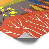 Mooie herfst Lovers Poster (Hoek)