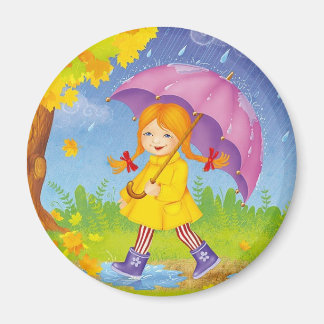 Mooie herfst magneet