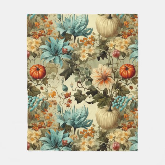 Mooie herfst oogst vibes fleece deken (Voorkant)