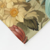Mooie herfst oogst vibes fleece deken (Hoek)