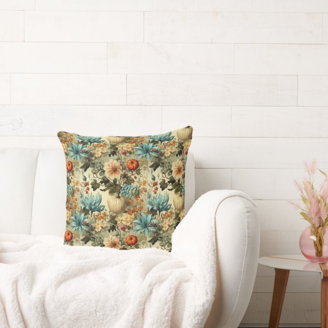 Mooie herfst oogst vibes fleece deken kussen (Bank)