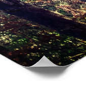 Mooie herfst pijnbomen poster (Hoek)