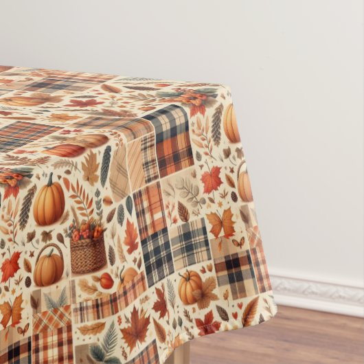 Mooie Herfst Plaid Tafelkleed (Voorbeeld)