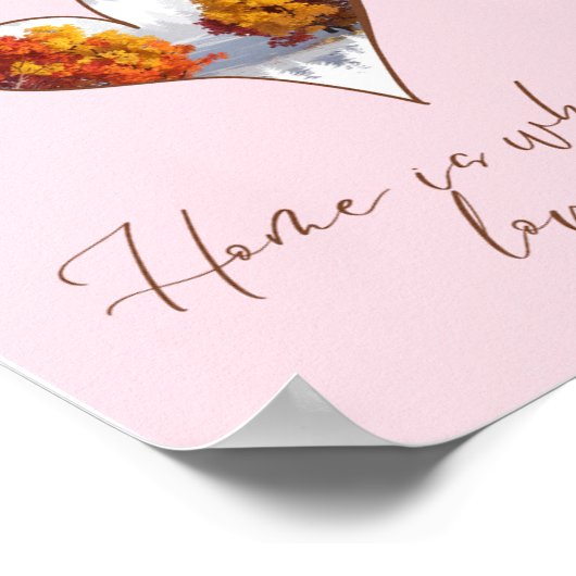 Mooie herfst poster (Hoek)