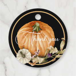 Mooie Herfst Pumpkin DANK JE VOOR Tags Bedankjes Labels