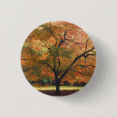 Mooie Herfst Ronde Button 3,2 Cm (Voorkant)