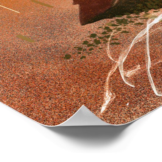 Mooie herfst Rozen Poster (Hoek)