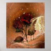 Mooie herfst Rozen Poster (Voorkant)