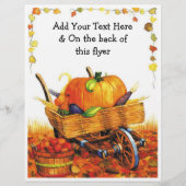 Mooie Herfst Scene Flyer (Voorkant)