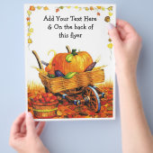 Mooie Herfst Scene Flyer (Hand)