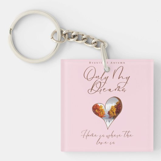 Mooie herfst sleutelhanger (voorkant)