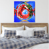 Mooie herfst spirit kunst canvas afdruk (Insitu (Slaapkamer))
