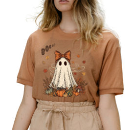 Mooie herfst spook AI-kunst T-shirt