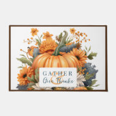 Mooie herfst Thanksgiving pompoen Deurmat (Voorkant)