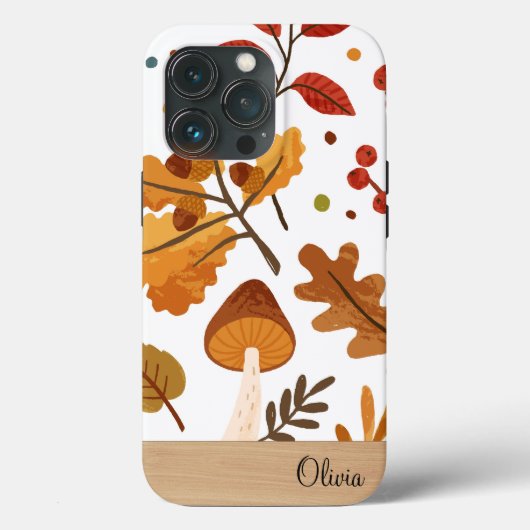 mooie herfst thema iphone hoesje (Achterkant)