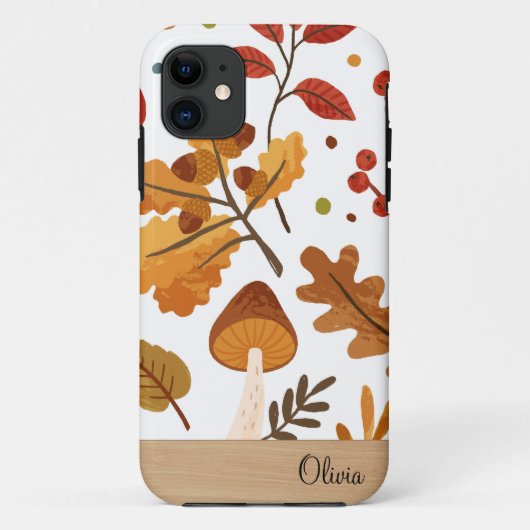 Mooie herfst Themed iPhone Case (Achterkant)