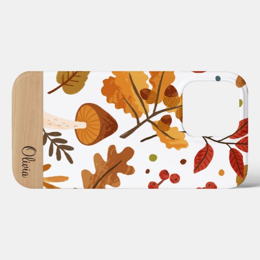 Mooie herfst Themed iPhone Case (Achterkant (horizontaal))