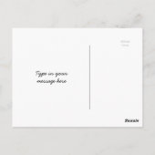 Mooie Herfst Tranquil Sunset Lake Mountain Briefkaart (Achterkant)