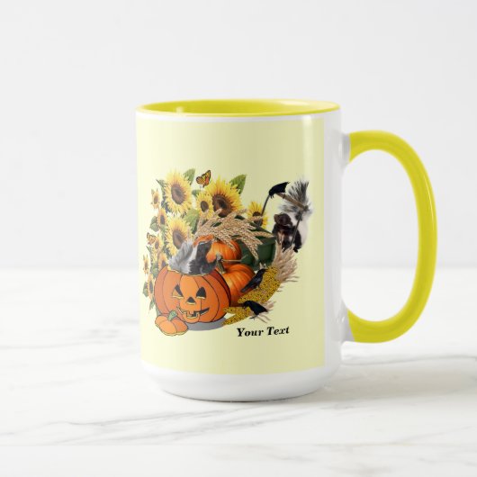 Mooie Herfst van Just Skunks Harvest Coffee Mok (Rechts)